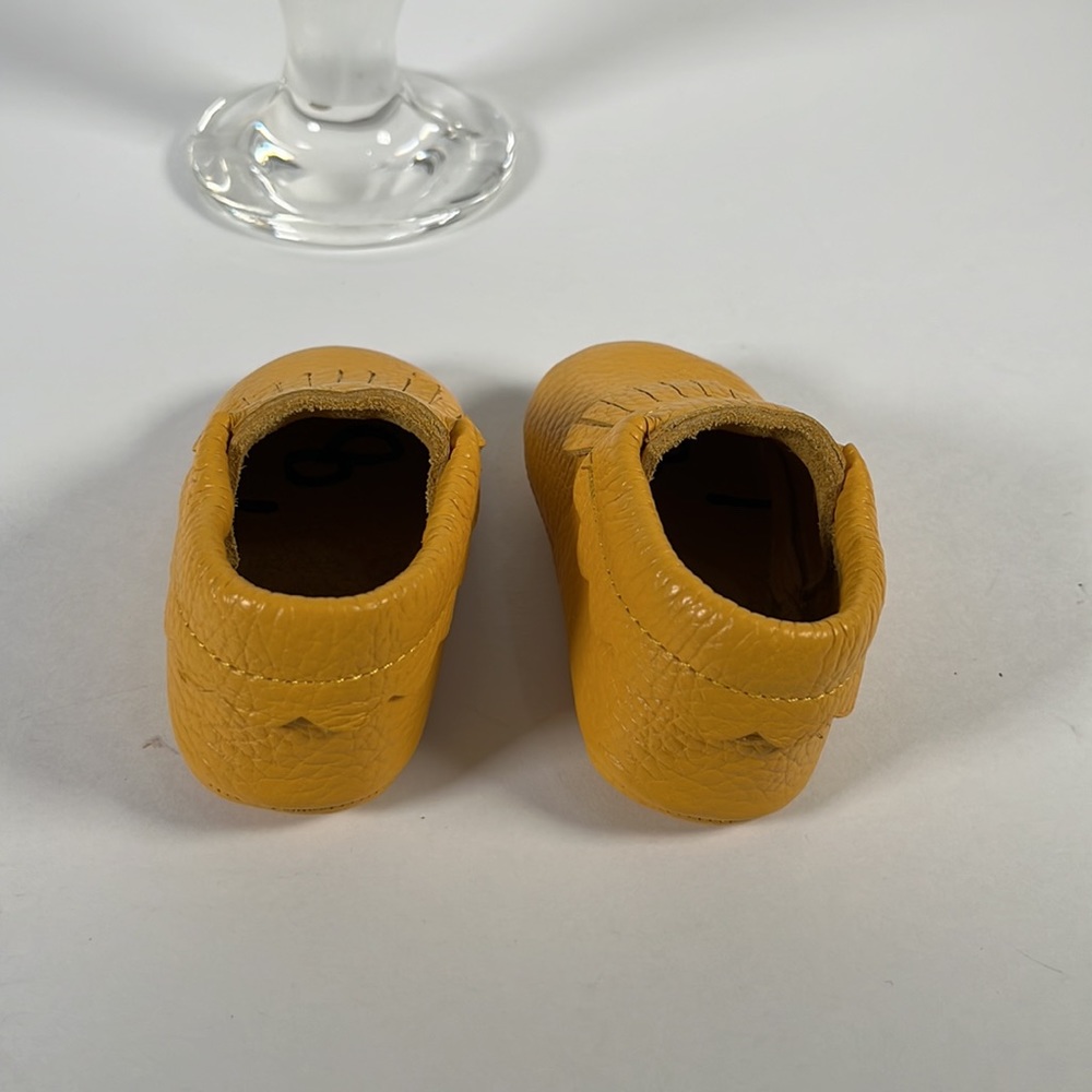 Toddler, Genuine Leather, Hand Made,Baby Shoes. Softy Leather . Size : 5 - Picture 6 of 10